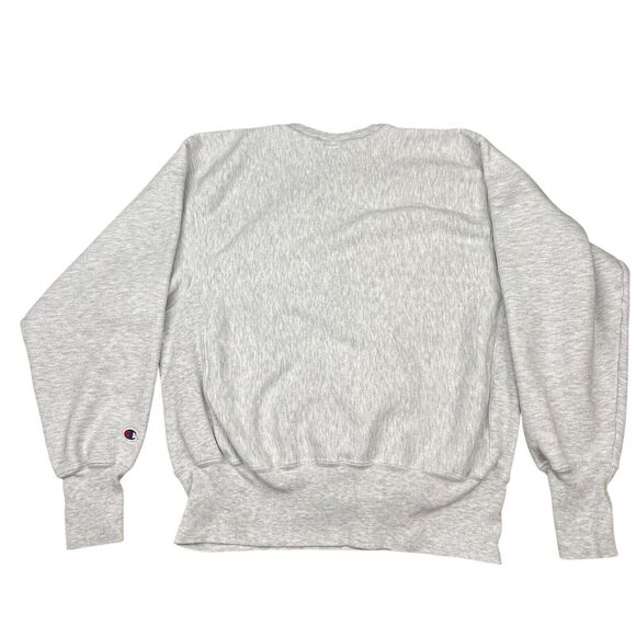 Vintage 90s Medium Notre Dame Irish Champion Reverse Weave Gray Sweatshirt - Picture 5 of 8